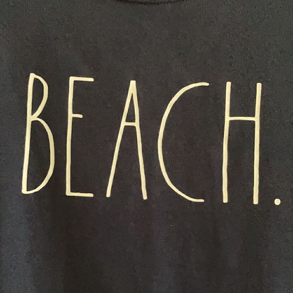 Rae Dunn Sleeveless T-shirt BEACH. - Picture 4 of 6